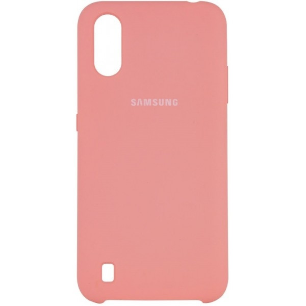 Silicone Case Samsung A01 Pink (Код товару:10828) Харків - зображення 1