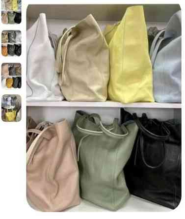 М'яка шкіряна сумка жіноча Трендова модель 2026 шоколад натуральна шкіра TS000092 Дніпро