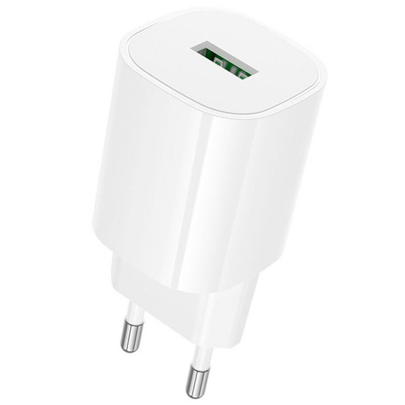 СЗУ Borofone BA102A Pudding QC3.0 (1USB-A) + кабель USB to Type-C Херсон - изображение 3