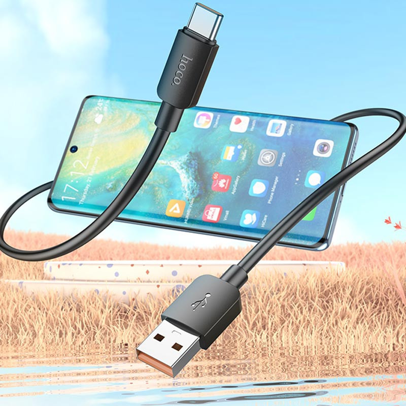 Дата кабель Hoco X96 Hyper USB to Type-C 100W (0.25m) Херсон - зображення 5