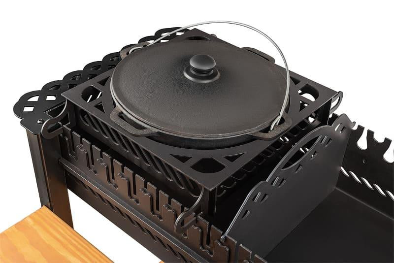 Мангал гриль BBQ Smoke House Garden комплектация "Maximum" Харків - зображення 6