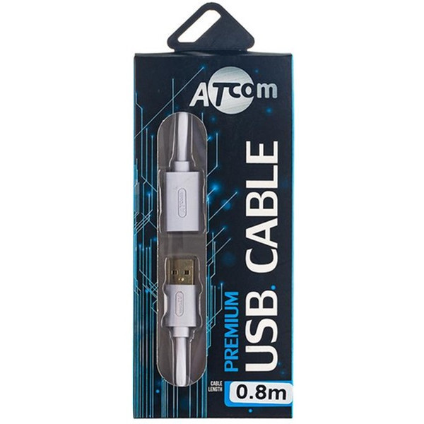 USB подовжувач Atcom USB 2.0 AM/AF 0.8m білий (13424) (Код товару:39328) Харьков - изображение 2