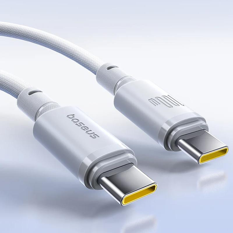 Дата кабель Baseus New Braided Type-C to Type-C 100W (1m) (E0426) Херсон - зображення 3