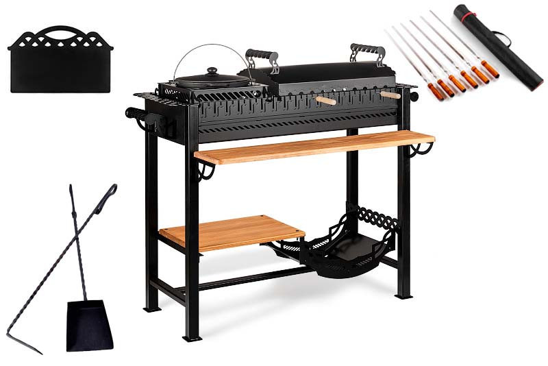 Мангал гриль BBQ Smoke House Garden комплектация "Maximum" Харків - зображення 1