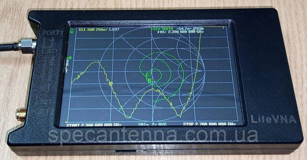 Антенна Yagi 2435-2650/5420-5950MHz 16dBi, до 40W, AOSIYANT, SMA-male разъем, направленная Дніпро - зображення 2