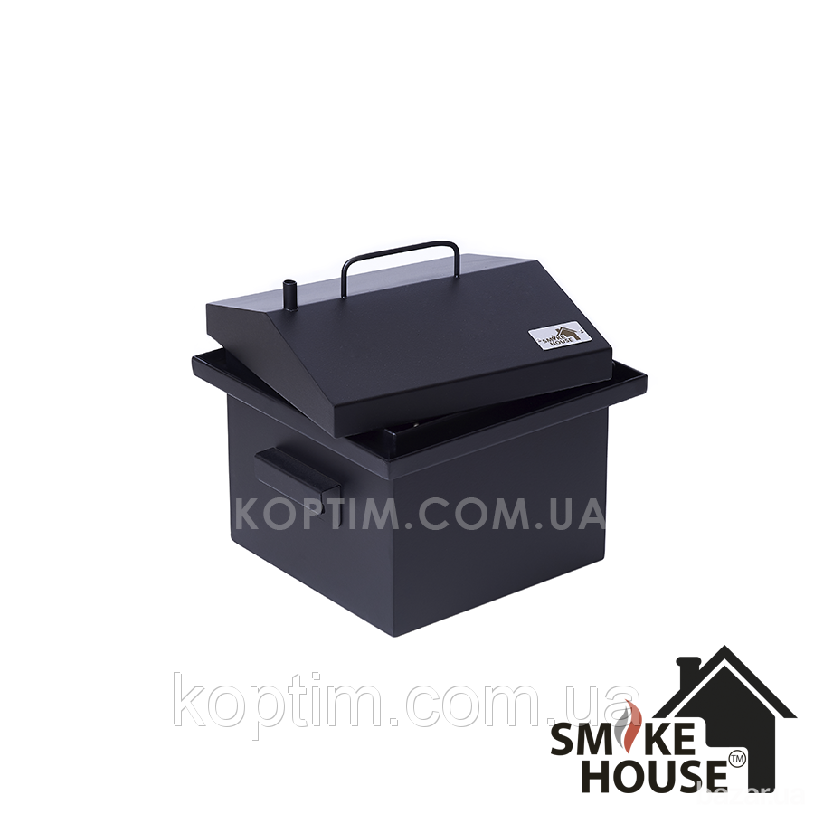 Коптильня с черного металла SmokeHouse S Thermo Харків - зображення 2