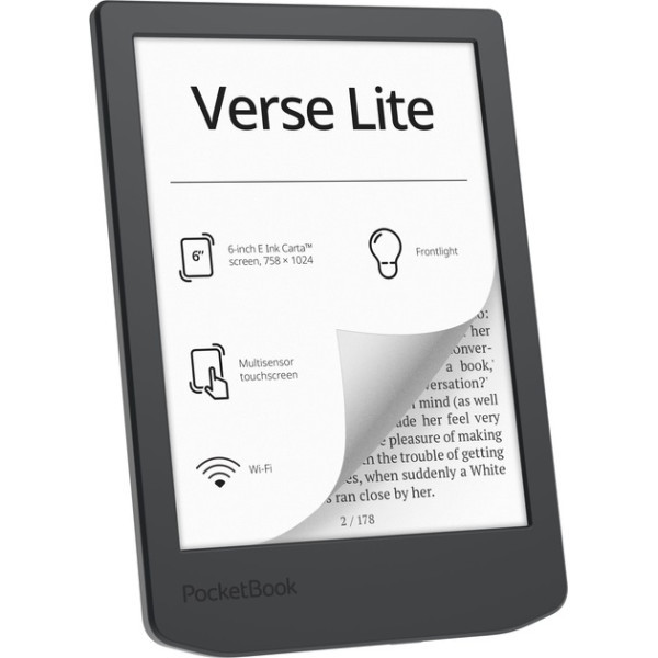 Електронна книга Pocketbook 619 Verse Lite Midnight Grey (PB619-T) (Код товару:41394) Харків - зображення 2