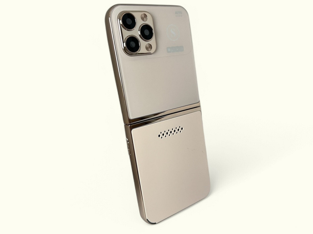 Кнопочный мобильный телефон раскладушка AIEK I15 Max на 4 сим карты Gold Киев - изображение 9