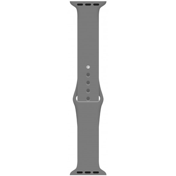 DM Ремінець Silicone для Apple Watch 38/40/41 mm Dark Grey Харків - зображення 2