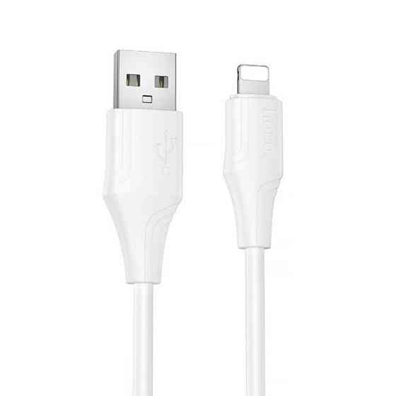 Дата кабель Hoco X124 Bien silicone USB to Lightning 2.4A (1m) Херсон