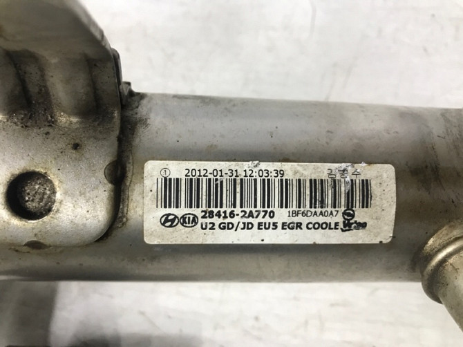 Радиатор EGR Kia Ceed JD 1.6 DIESEL D4FB 2012 (б/у) Київ - зображення 3