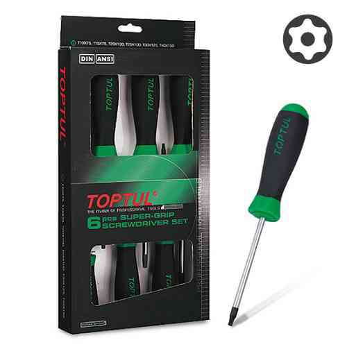 Набор отверток TORX с отверстием T10-T40 6ед.TOPTUL GAAE0610 Харків