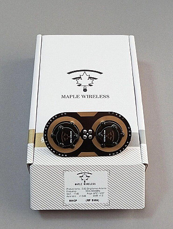 Антенна 5,8 ГГц 10W 11 dBi RHCP FPV «Кленовый лист» c круговой поляризацией, RP-SMA разъем Дніпро - зображення 3