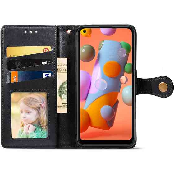 Кожаный чехол-книжка GETMAN Gallant (PU) для Samsung Galaxy A11 Херсон