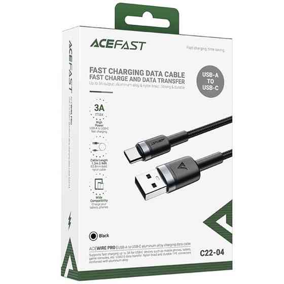 Дата кабель Acefast C22-04 USB to Type-C 60W (1.2m) Херсон
