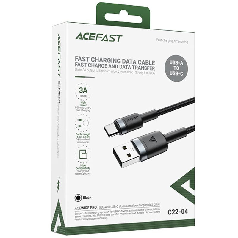 Дата кабель Acefast C22-04 USB to Type-C 60W (1.2m) Херсон - изображение 2