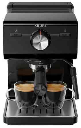 Кофеварка рожковая Krups Opio XP381810 15 Бар черная Київ