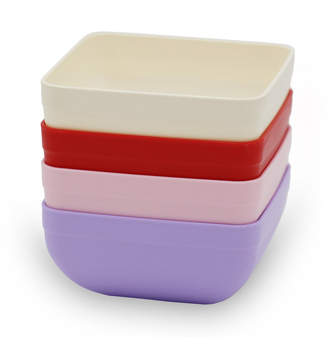 Миска пластмассовая квадратная 0.55л, ТМ Zambak Plastik 84600 Київ - зображення 1