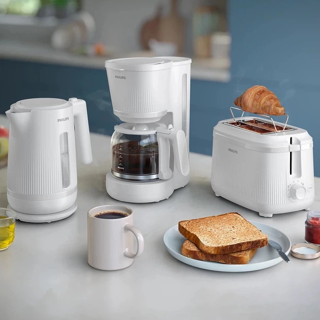 Кофеварка капельная Philips Series 3000 HD7411/00 1080 Вт белая Київ - зображення 4