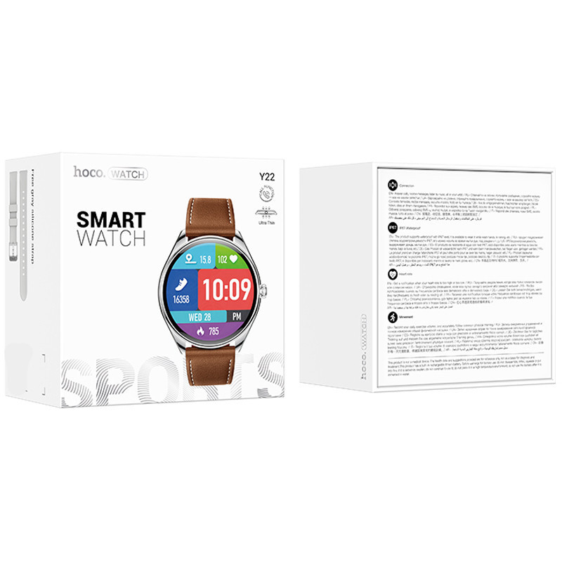 Смарт-часы Hoco Smart Watch Y22 Amoled Smart sports watch (call version) Херсон - изображение 5