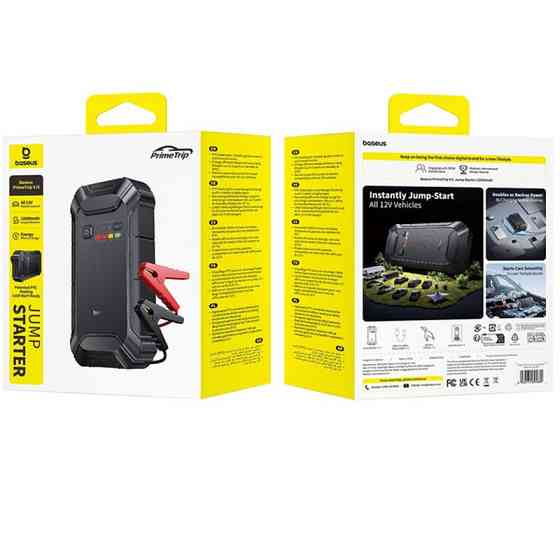 Пусковое устройство (бустер) для автомобиля Baseus PrimeTrip VJ1 Jump Starter 12000 mAh (C01194) Херсон