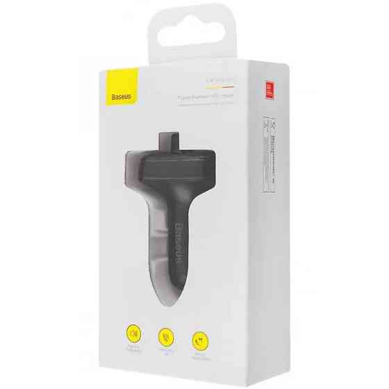 АЗУ FM модулятор Baseus S-09 Overseas Edition 3.4A (2USB-A) (CCMT000301) Херсон