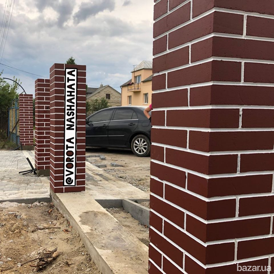 Клінкерна цегла у форматі суцільних стовпів від виробника. Білгород-Дністровський, Одеська. Белгород-Днестровский - изображение 9