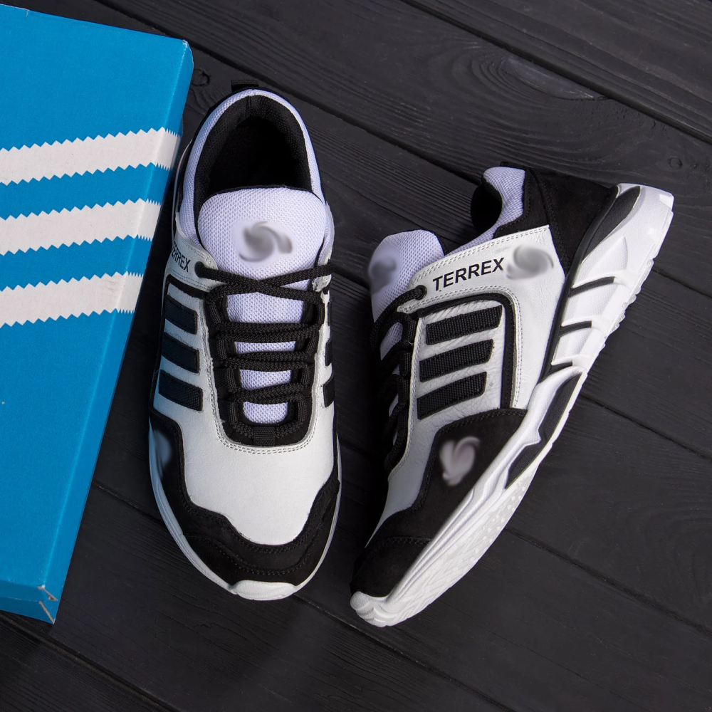 Мужские кожаные кроссовки Terrex White Київ - зображення 10