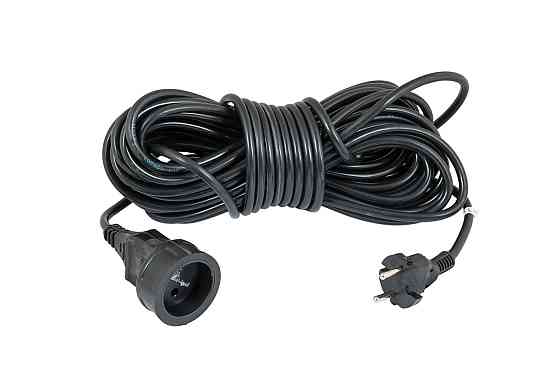 Удлинитель одноместный ЛЕМИРА У6-002 ПВС 2х1.0 мм² 15 м 2.2 кВт 94-0017 Харків