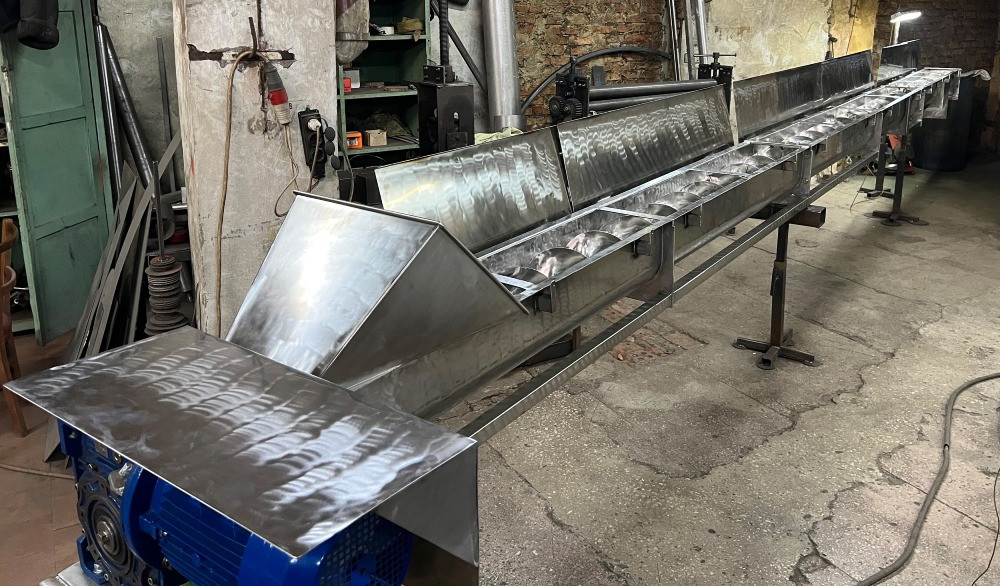 Изготовление винтовых конвейеров (шнеков) из нержавеющей стали Ужгород - зображення 1