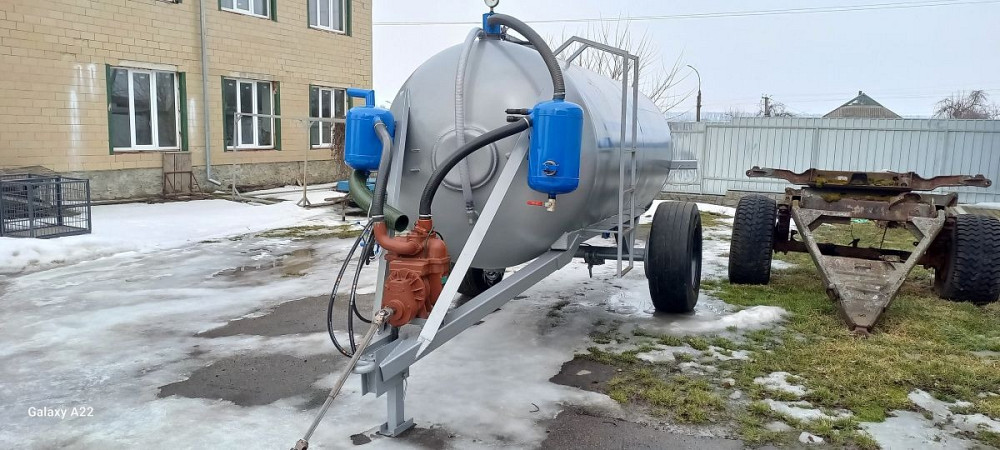 Бочка МЖТ-8 для навозу вакуумна розкидач Біла Церква - зображення 2