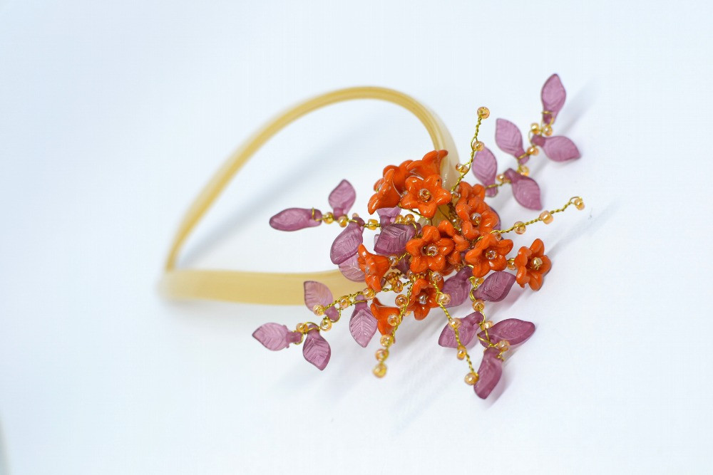 HandMade Декоративна квіткова шпилька в волосся 11, 5см, Ровно - изображение 10