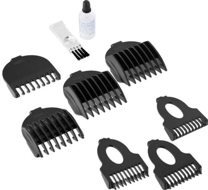 Машинка для стрижки волос в наборе First FA-5676-4 3 Вт серая Київ - зображення 3