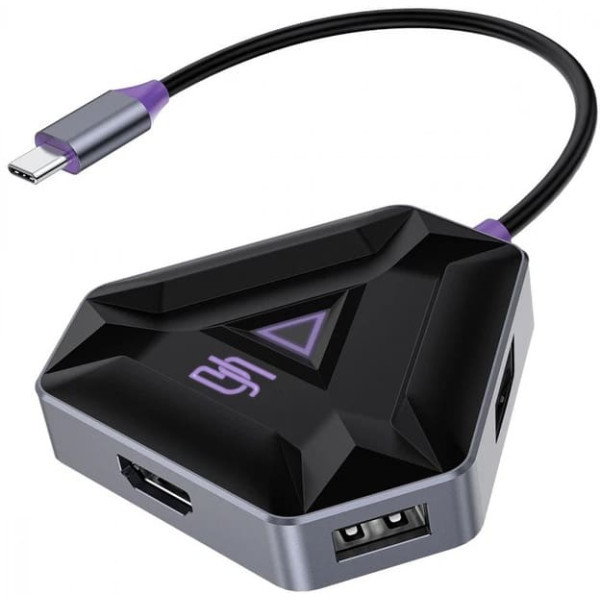 USB HUB Proove Gaming Spectre (2*USB3.0 + Type-C + PD100W + HDMI) Dark Gray (HBPG10221205) Харків - зображення 2