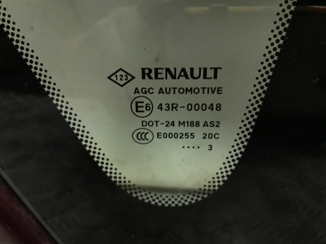 Стекло в кузов заднее правое Renault Scenic J95 1.5 DIESEL K9K 2009 (б/у) Київ - зображення 3