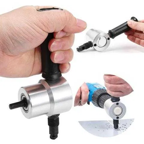 Насадка ножницы на дрель шуруповерт для резки металла Сверчок YT-160, Электроинструмент Київ - зображення 4