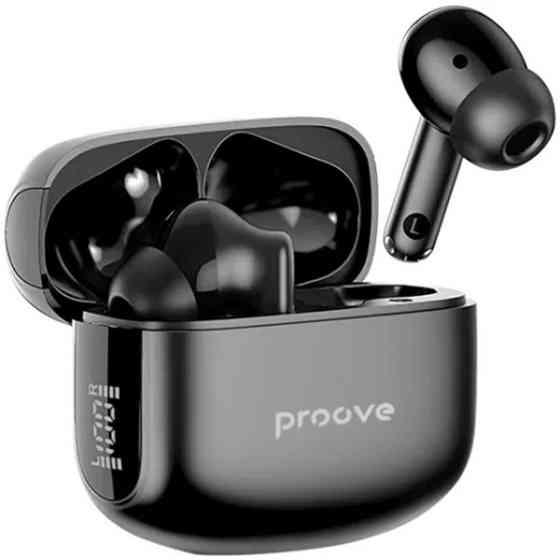 Bluetooth-гарнітура Proove Tempo TWS with ANC (APP) Black (TWTM0001AP01) (Код товару:43036) Харків