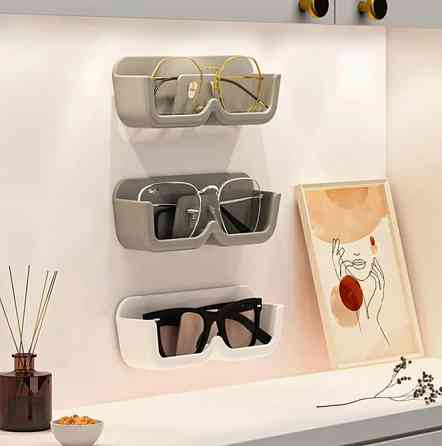 Настенный держатель для хранения очков (органайзер серый) Київ