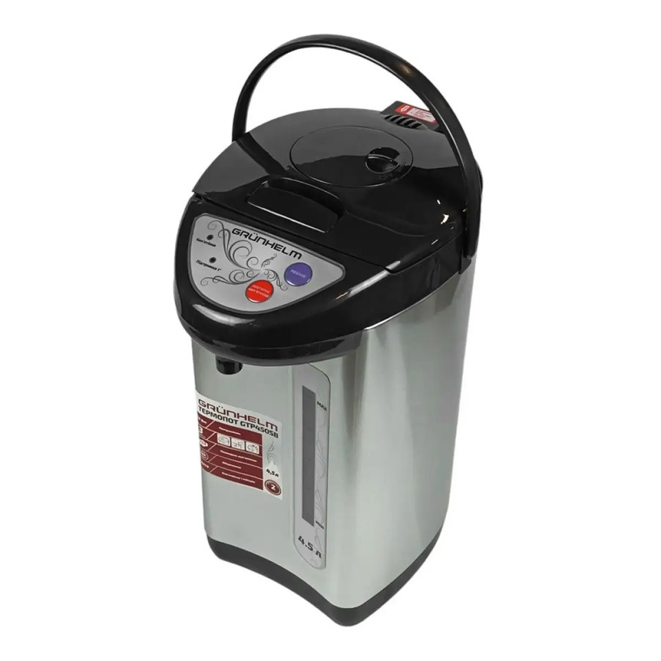Термопот Grunhelm GTP450SB 4.5 л серебристый Киев - изображение 2