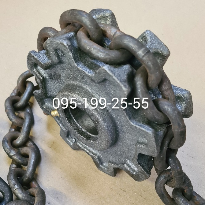 Зірочка z-8 (ведена, ведуча) РОУ-6. Ланцюг транспортера (9х27) РОУ-6 Дніпро - зображення 2