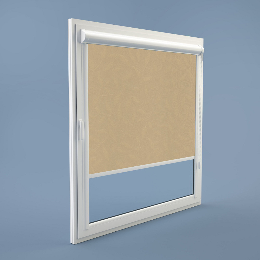 Рулонна штора Rolets Натура 2-2076-800 80x170 см закритого типу Латте Київ - зображення 1