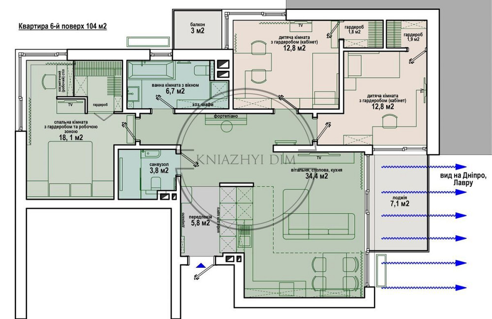 Продажа квартиры Киев, Дарницький р-н, Осокорская ул. код 21141790 Київ - зображення 3