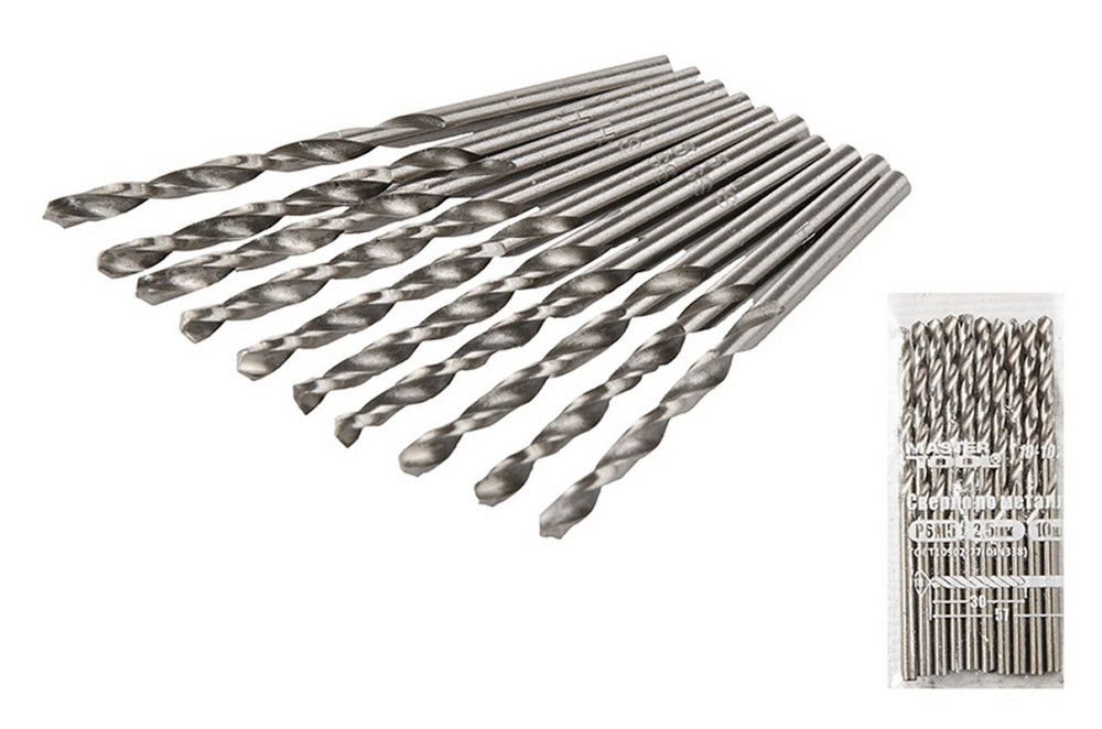 Сверло для металла MASTERTOOL HSS 2.5х57 мм WHITE 10-1025 Харьков - изображение 1