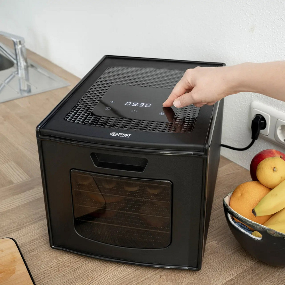 Сушарка для овочів та фруктів First FA-5126-9 500 Вт чорна Київ - зображення 1