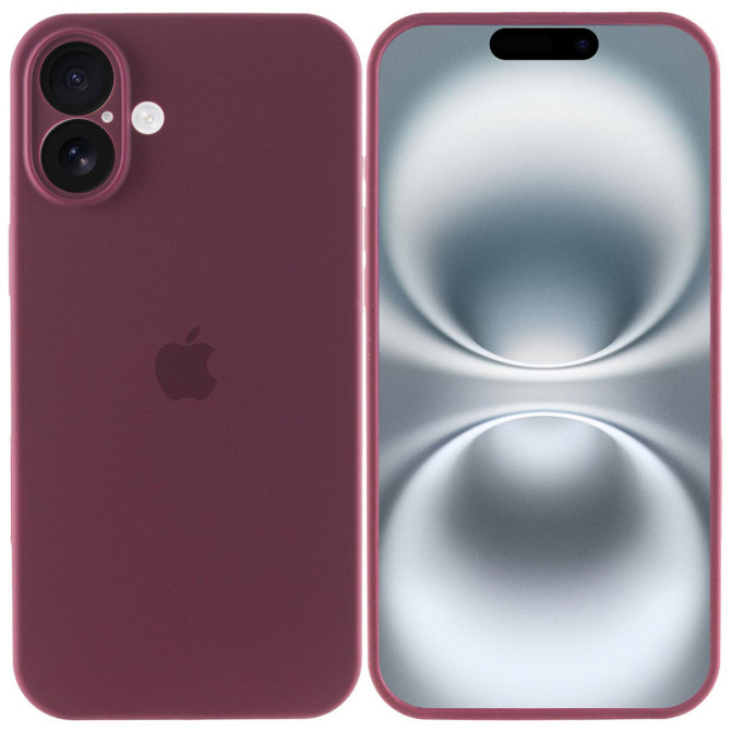 Чехол Silicone Case Full Camera Protective (AA) для Apple iPhone 16 (6.1") Херсон - зображення 2