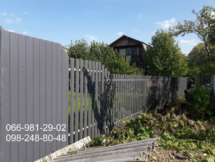 Профлист графитового цвета 7024 мат. Киев - изображение 1