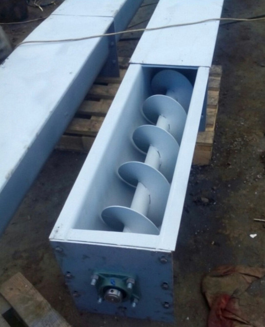 Шнековый транспортер в жолобе 150 мм , шнековый погрузчик зерновой , шнек Киев - изображение 10