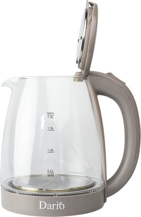 Электрочайник Dario DR-1802 grey 1.8 л серый Київ - зображення 7