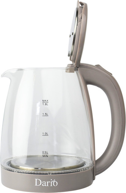 Электрочайник Dario DR-1802 grey 1.8 л серый Киев - изображение 7