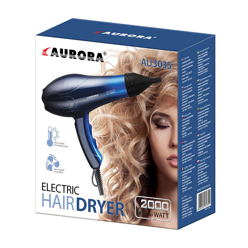 Фен Aurora 3035AU 2000 Вт синий Киев - изображение 2